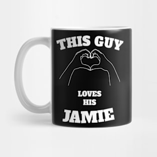 This Guy Loves His Jamie Valentine Day Gift Mug